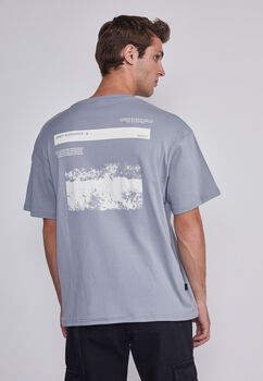 Polera Hombre Basica Gris Sioux